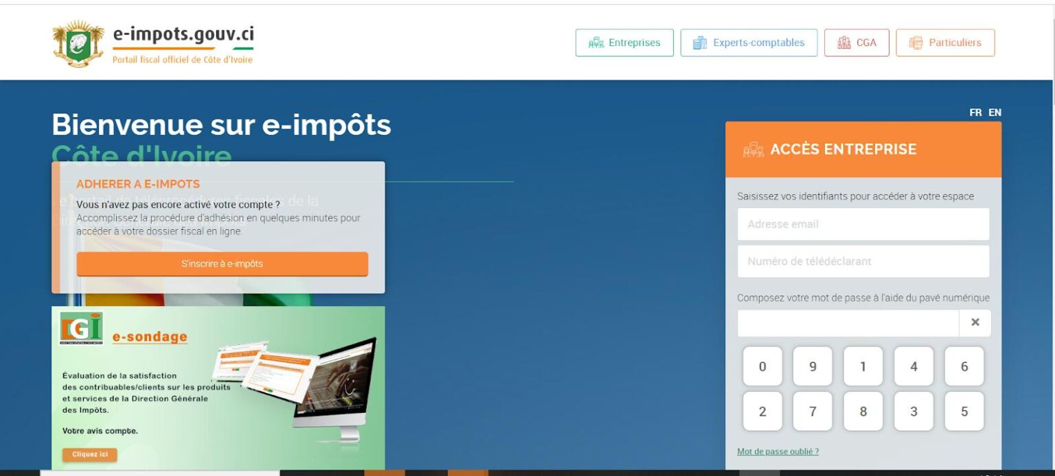 e-Impôts en Côte d’Ivoire : guide complet pour les PME